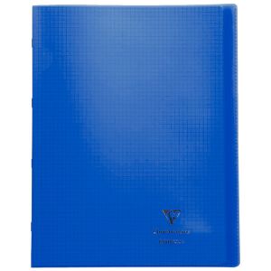 Cahier Clairefontaine Koverbook - 24x32 cm - 96 pages - petits carreaux – bleu navy