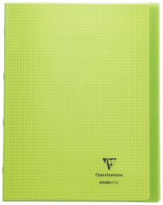 Cahier Clairefontaine Koverbook - 24x32 cm - 96 pages - petits carreaux – vert