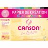 Pochette Papier Canson Couleur vives cration - 12 feuilles - A4 - 150g