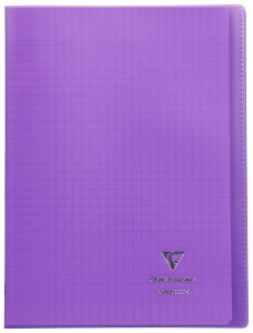 Cahier Clairefontaine Koverbook - A4 - 96 pages - Séyès – violet