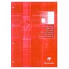 Bloc-Notes Clairefontaine - A4 - 200 pages perfores - lign + marge