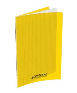 Cahier 24x32 cm Conquérant - 96 pages - Séyès - jaune