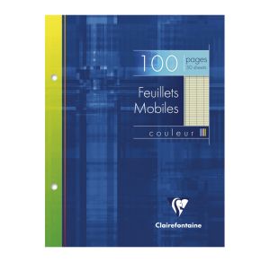 Feuilles Simples Clairefontaine - 17x22 cm - 100 pages - Séyès - vert