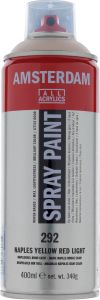 Bombe de Peinture Acrylique Amsterdam - 400ml - jaune de Naples rouge clair