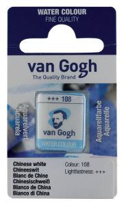 Aquarelle Fine Van Gogh - demi godet - blanc de Chine