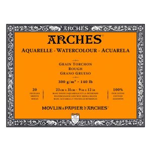 Bloc Papier Aquarelle Arches - 20F - 23x31cm - 300g/m²