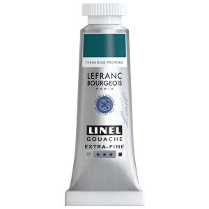 Gouache Extra-Fine Lefranc-Bourgeois - 14ml - turquoise profond