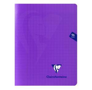 Cahier Clairefontaine Mimesys - 17x22 cm - 96 pages - Séyès - violet