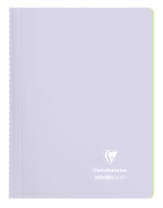 Cahier Clairefontaine Koverbook Blush - A4 - 160 pages - ligné - lilas