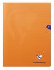Cahier Clairefontaine Mimesys - 24x32 cm - 96 pages - petits carreaux - orange