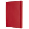 Carnet Moleskine Souple - 19x25 cm - Pages blanches - Rouge écarlate