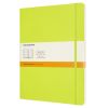 Carnet Moleskine Souple - 19x25 cm - Ligné - Vert citron