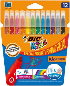 Pochette de 12 Feutres Bic Kid couleur