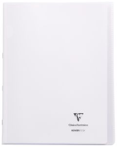 Cahier Clairefontaine Koverbook - 24x32 cm - 96 pages - petits carreaux – incolore