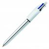 Stylo 4 Couleurs Bic shine argent pointe moyenne