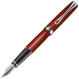 Stylo-plume Diplomat Excellence A2 skyline - rouge laqué - plume moyenne