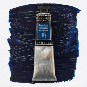 Peinture Acrylique Sennelier - extra-fine - 60ml - bleu de prusse