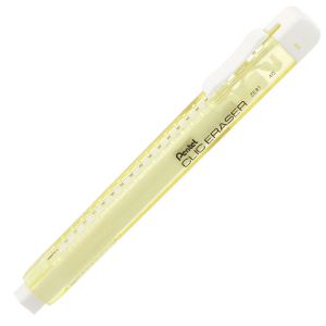 Stylo Gomme Pentel - jaune transparent