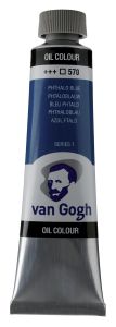 Peinture à l'Huile Van Gogh fine - 40 ml - bleu phtalo