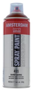 Bombe de Peinture Acrylique Amsterdam - 400ml - terre de Sienne brûlée