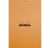 Bloc-Notes Rhodia n°19 - 21x31,8 cm - 80 feuilles - petits carreaux
