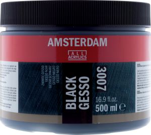 Gesso Noir Amsterdam - Pot de 500 ml