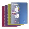 Cahier A4 Clairefontaine Linicolor evolutiv'book - 240 pages - petits carreaux 