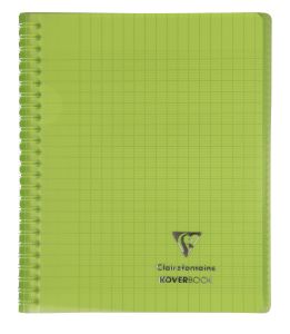 Cahier Clairefontaine Koverbook - 17x22 cm - 160 pages - Séyès - vert