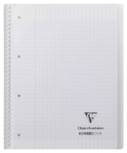 Cahier Clairefontaine Koverbook - A4+ - 160 pages - Séyès - incolore