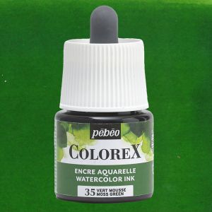 Flacon d'Encre Colorex Pébéo - 45ml - Vert mousse