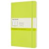 Carnet Moleskine Souple - 13x21 cm - Pages Blanches - Vert citron