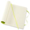 Carnet Moleskine Souple - 19x25 cm - Ligné - Vert citron