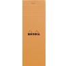 Bloc-Notes Rhodia n°8 - 7,4x21 cm - 80 feuilles - petits carreaux