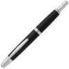 Stylo-Plume Pilot Capless attributs rhodiés - noir mat - plume moyenne