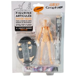 Figurine Articulée Manga Body Kun - Miss Graph'it