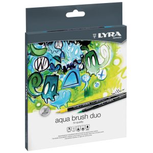 12 Feutres Lyra Aqua Brush Duo