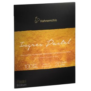 Bloc Ingres Pastel Hahnemühle - 100g - 24x31cm - 20 feuilles - 9 couleurs