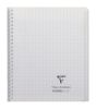 Cahier Clairefontaine Koverbook - 17x22 cm - 160 pages - Sys - incolore