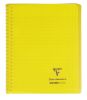 Cahier Clairefontaine Koverbook - 17x22 cm - 160 pages - Séyès - jaune