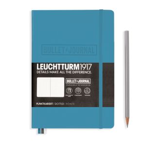 Bullet Journal Leuchtturm rigide - 14,5x21cm - Bleu nordique