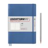 Carnet Leuchtturm souple - 14,5x21cm - Denim - Pointillés