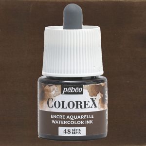 Flacon d'Encre Colorex Pébéo - 45ml - Sépia