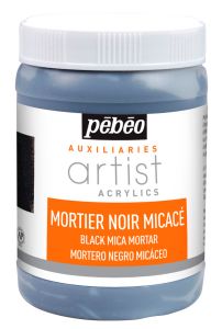 Mortier Noir Micacé Pébéo - 250 ml
