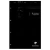 Bloc-Notes Clairefontaine - A4 - 160 pages - perforées - grands carreaux