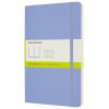 Carnet Moleskine Souple - 13x21 cm - Pages blanches - Bleu ciel