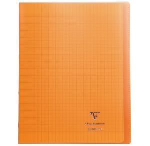 Cahier Clairefontaine Koverbook - 24x32 cm - 96 pages - Séyès - orange