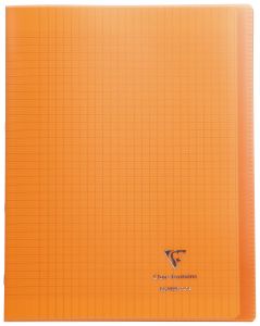 Cahier Clairefontaine Koverbook - 24x32 cm - 140 pages – Séyès - orange