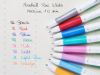 Stylo-Bille Pilot acroball pure white - 1mm - rouge