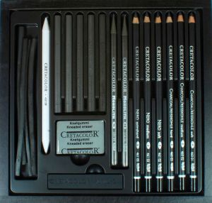 Coffret Esquisse Black Box Cretacolor - 20 pièces