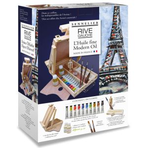 Coffret Sennelier Chevalet Découverte Huile Fine Rive Gauche